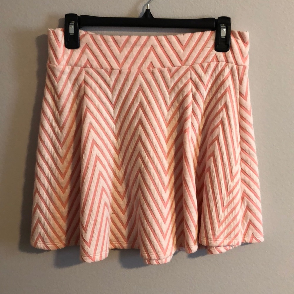 Pink A-line skirt